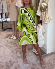 Marcia™ - Vibrant Print Dress