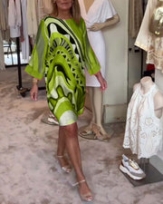 Marcia™ - Vibrant Print Dress