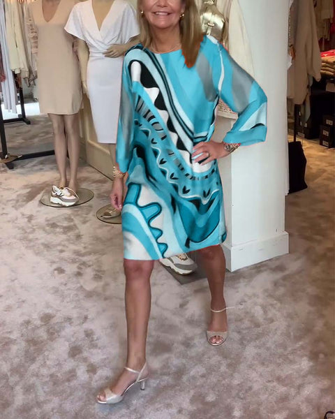 Marcia™ - Vibrant Print Dress