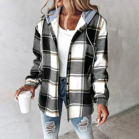 Veronica™ - Cozy Plaid Jacket