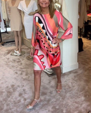 Marcia™ - Vibrant Print Dress