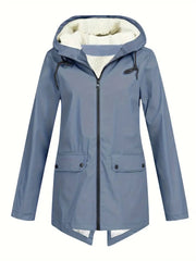 Claira™ - Hooded Zipper Jacket
